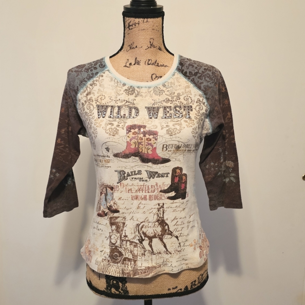 Flower N Ring S Wild West Top